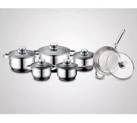 Royalty Line Batteria Di Pentole in acciaio inox 12 pezzi