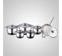 Royalty Line Batteria Di Pentole in acciaio inox 12 pezzi