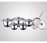 Royalty Line Batteria Di Pentole in acciaio inox 12 pezzi