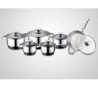 Royalty Line Batteria Di Pentole in acciaio inox 12 pezzi