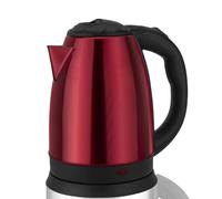 ROYALTY LINE, Bollitore Elettrico RL-SSK17L 1,7L 1500W Rosso in Acciaio Inox, Design Cordless con Rotazione a 360°, Sistema di Protezione Automatica, Ideale per tè e caffè