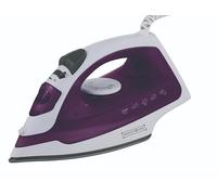 ROYALTY LINE, Ferro da stiro Viola RLDB15411-PUR da 2000 W, Piastra CeraGlide, Serbatoio da 240 ml, Vapore Verticale, Funzione Autopulente, Ideale per Tutti i Tessuti, Stiratura Efficiente e Veloce