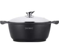 Royalty Line GYD RL-BS32M - Pentola Profonda con Rivestimento in Marmo da 32 cm