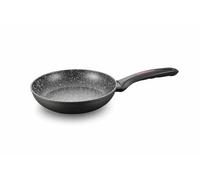 ROYALTY LINE, Padella in alluminio forgiato con rivestimento marmorizzato, compatibile con tutte le fonti di calore, 32 cm, colore marmo Ideale per una cottura sana e antiaderente