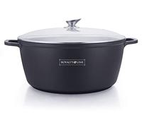 Royalty Line - RL-BS36M - Pentola Antiaderente con Coperchio in Vetro, 13.9 Litri, 36 cm