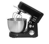 ROYALTY LINE, Robot da Cucina Multifunzione 1000W Nero RLPKM7004722S-BLK, Ciotola in Acciaio Inox da 4 L, 6 Velocità, Accessori Inclusi: Gancio Impastatore, Frusta, Frusta