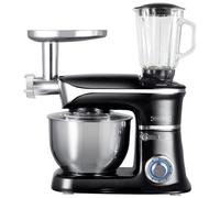 ROYALTY LINE - Robot Da Cucina Planetaria Multifunzione 1900w 6.5 Litri Con Led Nero