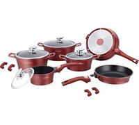 ROYALTY LINE SET 14 PEZZI IN PIETRA PENTOLE PADELLE , MODELLO RL-ES2014M - , PADELLE CON MANICO A SGANCIO RAPIDO COLORE RAME