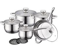 Royalty Line Set Batteria Di Pentole Pentole, padelle in acciaio inox 12 pezzi
