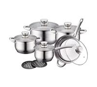 Royalty Line Set Batteria Di Pentole Pentole, padelle in acciaio inox 12 pezzi