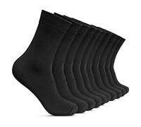 ROYALZ Calzini Business Socks for Men 10 Pair Casual e Leisure Suit Calze lunghe 10-pack, Dimensione Calze:35-38, Set:10 Coppia/Nero