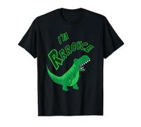 Royce I'm Rrroyce Cute T-Rex Dino Roar Nome per Bambini Maglietta