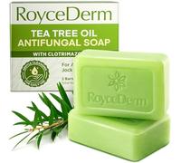 RoyceDerm Tea Tree Cleansing Bar Soap - Detergente rinfrescante per corpo e viso per pelli grasse e soggette a sudore, sensazione di pulizia profonda, schiuma rapida, formula ispirata alle piante