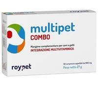 Roydermal Multipet Combo Integratore Vitaminico Per Cani E Gatti 30 Compresse