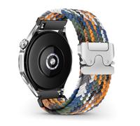 RoYiio Cinturino 22mm Nylon per Xiaomi Watch S4 Cinturino Redmi Watch 5 Active/Lite Comodo Traspirante Ricambio Cinturini per Huawei GT 5 Pro 46mm /Garmin Venu 3 /Forerunner 265 - Denim Colorato
