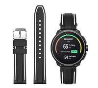 RoYiio Cinturino Compatibile con Suunto Race/Suunto Vertical, Morbido Comodo, 22mm Silicone Sportivo Cinturini Ricambio per Suunto 9 Peak/Suunto 9 Peak Pro/Suunto 5 Peak - Nero/Bianco