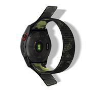RoYiio Cinturino per Garmin Quatix 8 47mm/Quatix 7 Pro/Tactix 8 47 mm/Fenix8 47mm/7Pro/6Pro, Comodo Adesivi Magici QuickFit 22mm Nylon Cinturino per Descent G2/Fenix E/Epix 2 - Mimetico Verde Militare