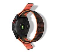 RoYiio Cinturino per Garmin Quatix 8 47mm/Quatix 7 Pro/Tactix 8 47 mm/Fenix8 47mm/7Pro/6Pro, Comodo Adesivi Magici QuickFit 22mm Nylon Cinturino per Descent G2/Fenix E/Epix 2 - Mimetico Arancione