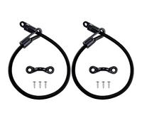 ROYJJ 2 set di cinghie per canna da pesca per barche supporto ponte connettore per W/viti per accessori di ricambio per barche cinghie di montaggio a ponte cinghie tenere premuto cinghia