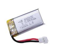ROYJJ 3.7V 500mAh 802035 Batteria per Droni ad Alto Ingrandimento Batteria per Aerei Modello Accessorio Adattatore di Alimentazione