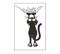 ROYJJ Adesivo da parete in PVC con scritta "Falling Down for Cat"