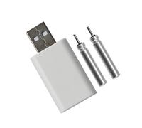 ROYJJ Batteria ricaricabile CR322 e caricatori a doppia porta impostati per attrezzatura da pesca con interfacce USB