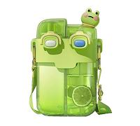 ROYJJ Borraccia alla moda con cannuccia a doppio cestino, adatta per sport quotidiani e viaggi