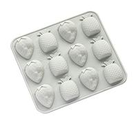 ROYJJ Forniture per la produzione di sapone fatto a mano Stampo in silicone per fondente ananas fragola decorazione torta di famiglia stampi per sapone regalo stampi in silicone per caramelle al
