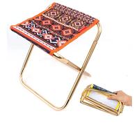 ROYJJ Portatile 7075 Lega di Alluminio Pieghevole Per Pesca Sgabello Outdoor Campeggio Picnic Spiaggia Viaggio Per Seat Lega Picnic Spiaggia Sedile Da Viaggio Per Adulti Leggero Con Supporto Asta