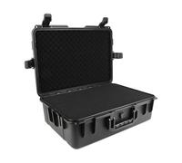 ROYJJ Pratica custodia per attrezzatura satellitare con inserti in schiuma personalizzabili antipolvere per gli appassionati di esterni Custodia portatile per accessori satellitari