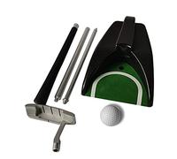 ROYJJ Putter da golf antiscivolo tradizionale con ritorno della palla e borsa per il trasporto robusto albero puntelli allenamento puntelli putter