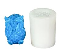ROYJJ Stampo in silicone a forma di gufo per fare sapone, gesso, torta, fondente, cioccolato, decorazioni per la casa, stampi in silicone per realizzare stampi da fattoria