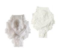 ROYJJ Stampo in silicone semi-3D a forma di croce di Gesù, stampo per decorazione da parete a tema religioso, facile da smontare, stampo in silicone per appendere alla parete, accessorio per la