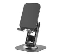 ROYJJ Supporto per cellulare Supporto da tavolo pieghevole Supporto per telefono regolabile Supporto per tablet con staffa rotante a 360 gradi Supporto da scrivania