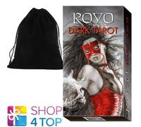 ROYO DARK Mazzo Tarot 78 Carte Lo Scarabeo Con Borsa In Velluto E Guida