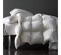 Royoliving Piumone trapuntato con piume di alta qualità, per letto king size, pesante, 100% cotone spesso, con angoli (300 x 228 cm, 2,182 g)