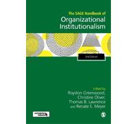 Royston Greenwoo The SAGE Handbook of Organizational Institutionalis (Tascabile)