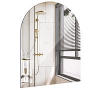 ROYUEXT Specchio ad arco autoadesivo per bagno, 40 x 30 cm, senza cornice, immagine HD, specchio decorativo da parete per soggiorno, bagno degli ospiti, camera da letto, fai da te