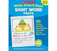 Rozanne Lanczak Williams Barbara M Write, Draw & Read Sight Word Pa (Tascabile)