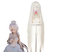 Rozen Maiden Mercury Lamp Mercury Lampe Sui Gin Tou Parrucca Cosplay Dritto Lungo resistente al calore Capelli Anime Parrucche Perucas KUZZ038Q
