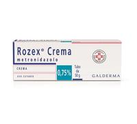 Rozex 0,75% Crema Dermatologica Trattamento Rosacea Eritematosa e Papulo-Pustolosa, 50g
