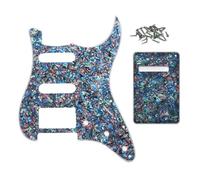 ROZILO 11 Foro Abalone Perla Strat HSS Battipenna Chitarra BackPlate Set Per Fender US/Messico Made Standard Stratocaster Guitar Parte