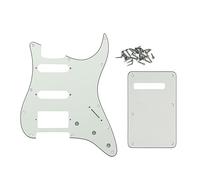 ROZILO 11 Foro Avorio 3 Ply Strat HSS Battipenna Chitarra BackPlate Set Per Fender US/Messico Made Standard Stratocaster Chitarra Parte