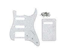 ROZILO 11 Foro Bianco Perla Strat HSS Battipenna Chitarra BackPlate Set Per Fender US/Messico Made Standard Stratocaster Chitarra Parte