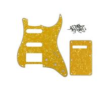 ROZILO 11 Foro Giallo Perla Strat HSS Battipenna Chitarra BackPlate Set Per Fender US/Messico Made Standard Stratocaster Chitarra Parte