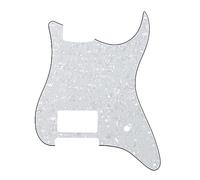 ROZILO 11 Foro ST/Strat Style One Humbucker Chitarra Battipenna Per USA/Messico Fender Tom Delonge Strat Chitarra Elettrica Bianco Perla