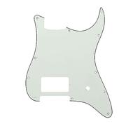 ROZILO 11 Foro ST/Strat Style One Humbucker Chitarra Battipenna Per USA/Messico Fender Tom Delonge Strat Chitarra Elettrica Avorio 3Ply