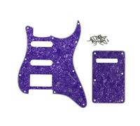 ROZILO 11 Foro Viola Perla Strat HSS Battipenna Chitarra BackPlate Set Per Fender US/Messico Made Standard Stratocaster Chitarra Parte