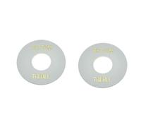 ROZILO 2PCS LP Chitarra Interruttore A Levetta Rondella Ritmo Treble Ring Piastra per Epihone Les Paul Chitarra Elettrica Bianco Con Oro Word