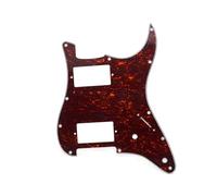 ROZILO Battipenna a 11 fori per chitarra Stratocaster HH Humbucker rosso | Per Fender Standard Stratocaster Modern Style